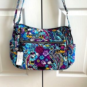 Vera Bradley Mickey Paisley Celebration Large on the go Crossbody